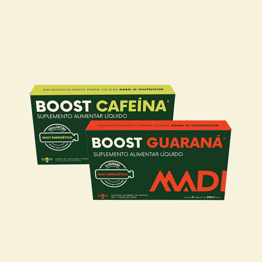 Protocolo Pré-treino Natural - Boosts Cafeína e Guaraná
