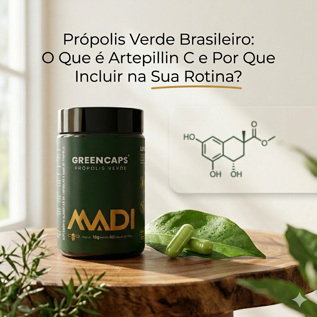 Própolis Verde Brasileiro: O Que é Artepillin C e Por Que Incluir na Sua Rotina?