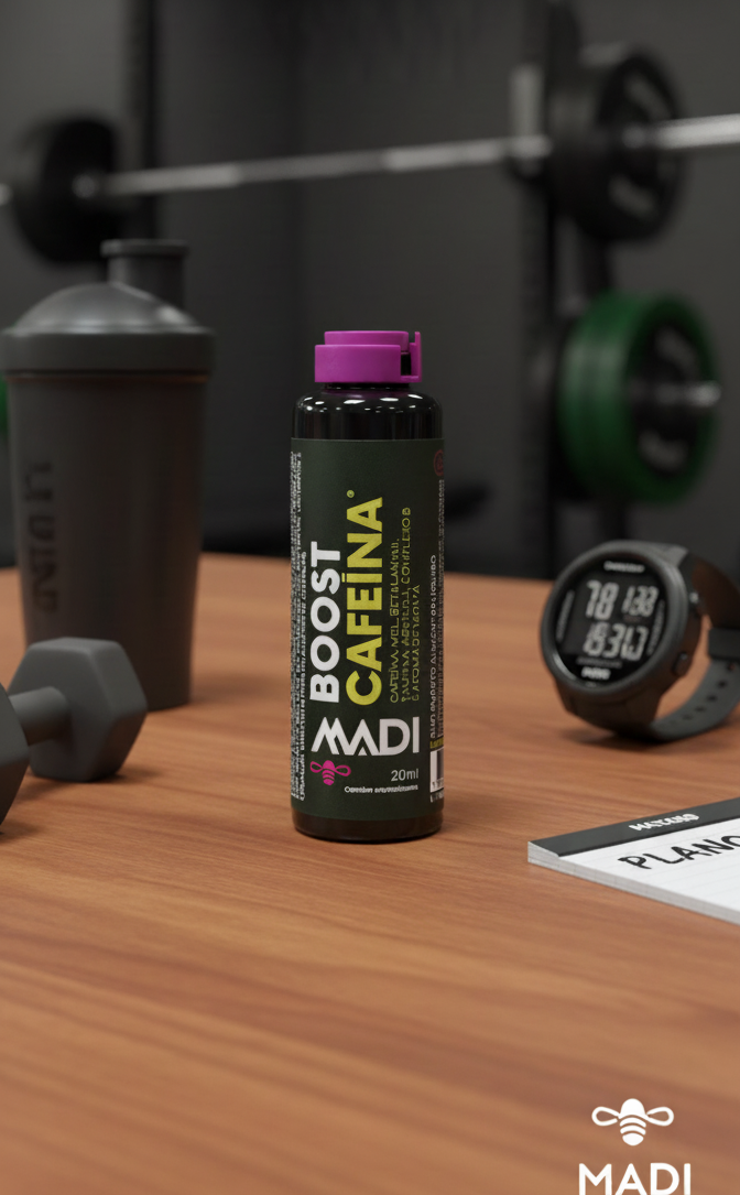 Quem Faz Musculação Deveria Usar Cafeína de Forma Estratégica: Conheça o Boost Cafeína da MADI