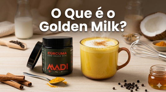 Como Fazer Golden Milk com a Cúrcuma em Cápsulas da MADI