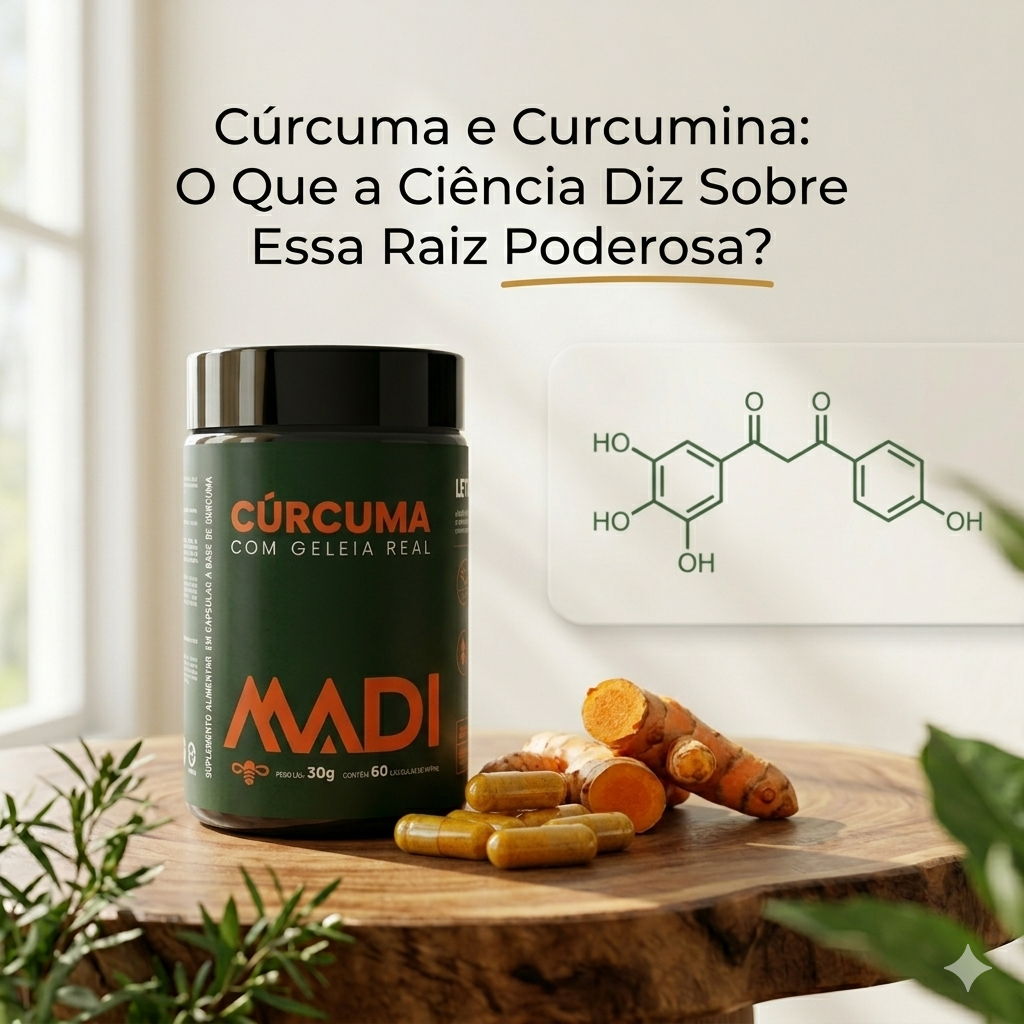 Cúrcuma e Curcumina: O Que a Ciência Diz Sobre Essa Raiz Poderosa?