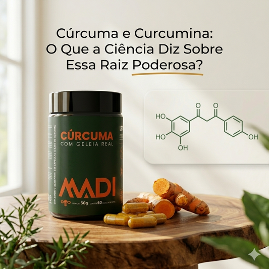 Cúrcuma e Curcumina: O Que a Ciência Diz Sobre Essa Raiz Poderosa?