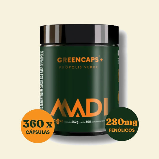 Própolis Verde em Cápsulas Superconcentradas 280mg - GreenCaps+ 360un