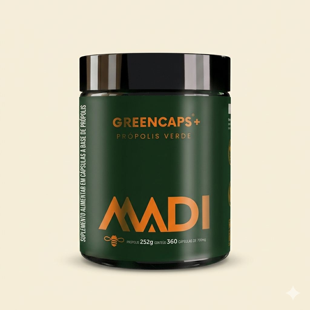 Própolis Verde em Cápsulas Superconcentradas 280mg - GreenCaps+ 360un