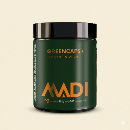 Própolis Verde em Cápsulas Superconcentradas 280mg - GreenCaps+ 360un
