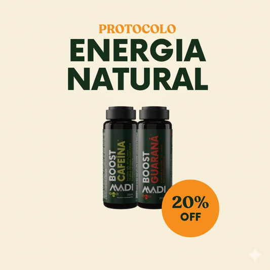 Protocolo Energia Natural - Boosts Cafeína e Guaraná