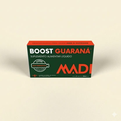 Pré-treino Boost Guaraná 6 uninades x 20ml