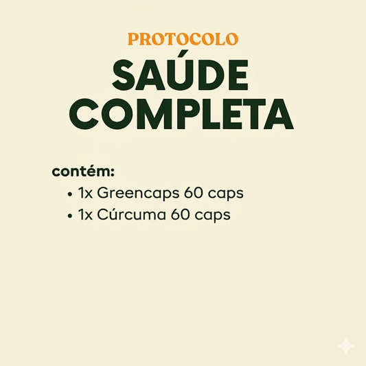 Protocolo Saúde Completa:  Própolis Verde + Cúrcuma com Geleia Real