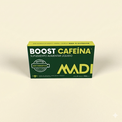 Pré-treino Boost Cafeína 6 unidades x 20ml