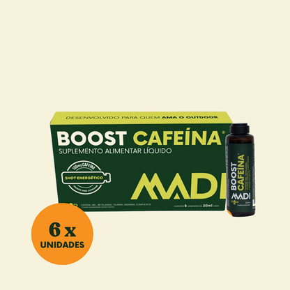 Pré-treino Boost Cafeína 6 unidades x 20ml