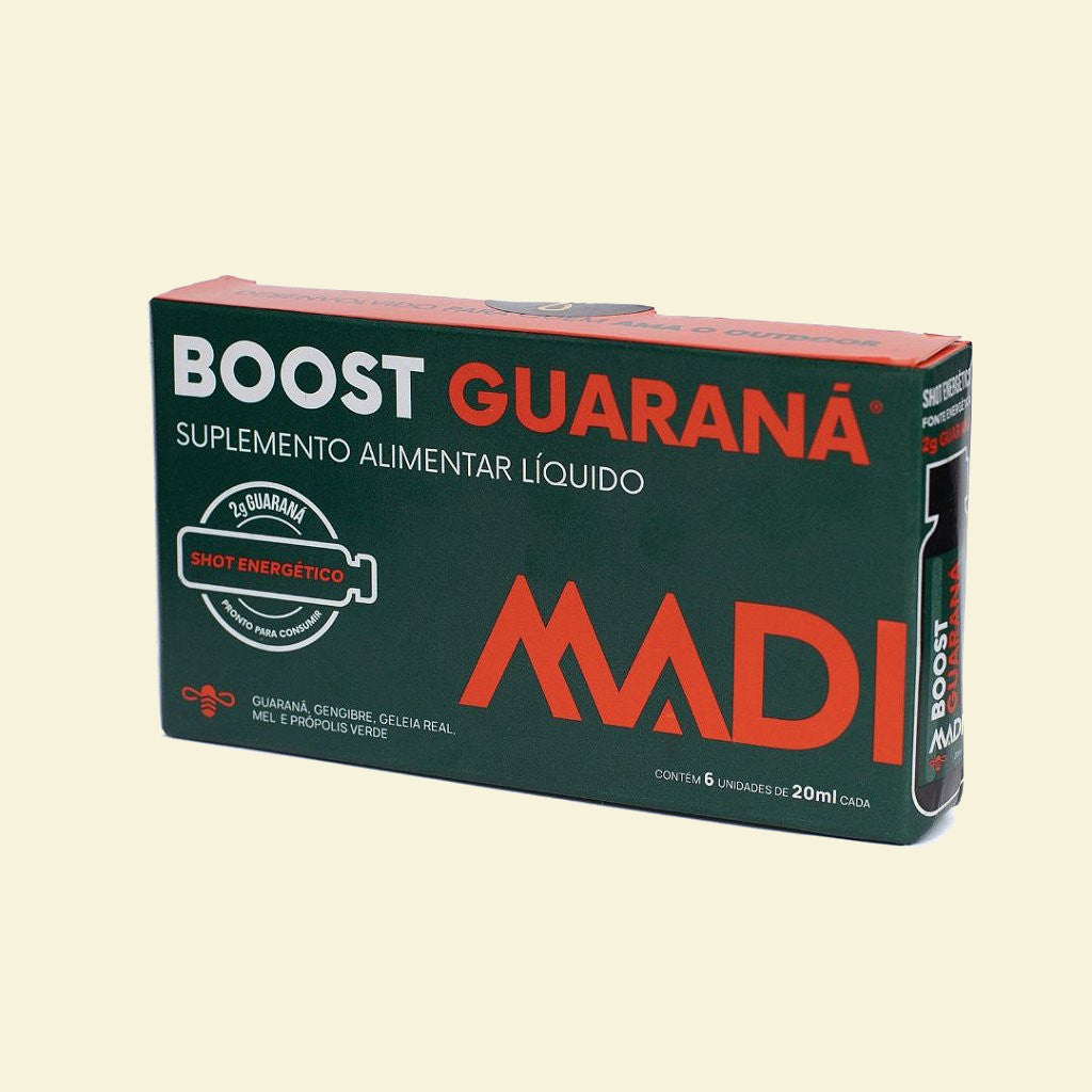 Pré-treino Boost Guaraná 6 uninades x 20ml